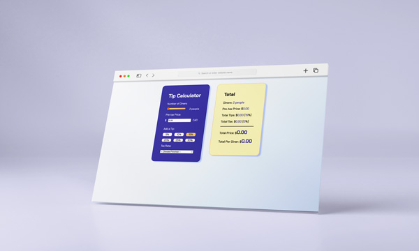 Tip Calculator showcase