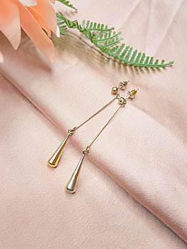 Gold Teardrop Earrings